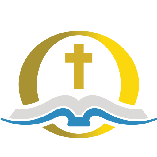 ugkk_logo_512 - Українська парафія Зіслання Святого Духа Логотип УГКЦ з хрестом та відкритою Біблією, символ Української греко-католицької церкви